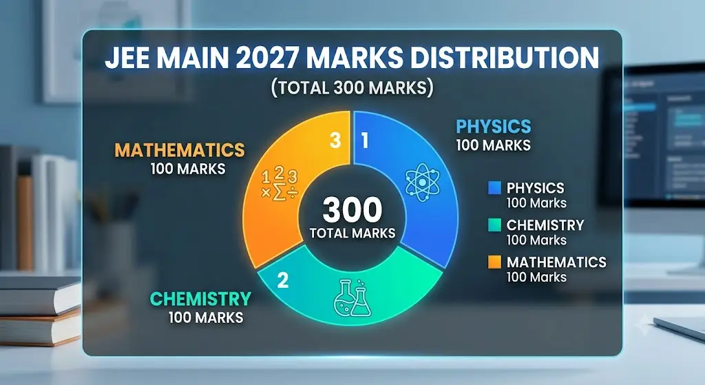 JEE Main 2027 Marks Distribution