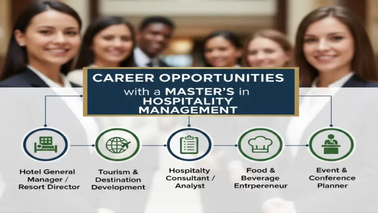 Career Opportunities with a Master’s in Hospitality Management