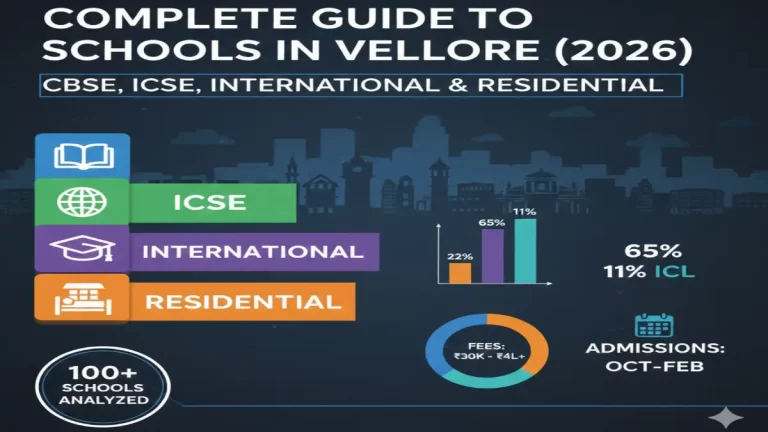 Complete Guide to Schools in Vellore CBSE, ICSE, International and Residential