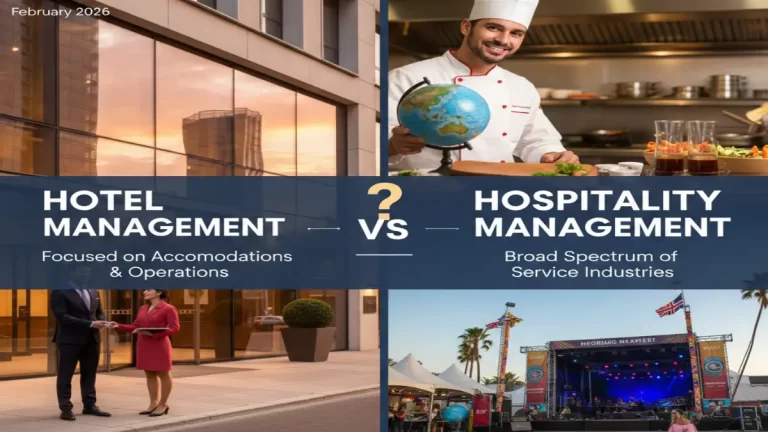 Hotel Management vs Hospitality Management Differences Careers